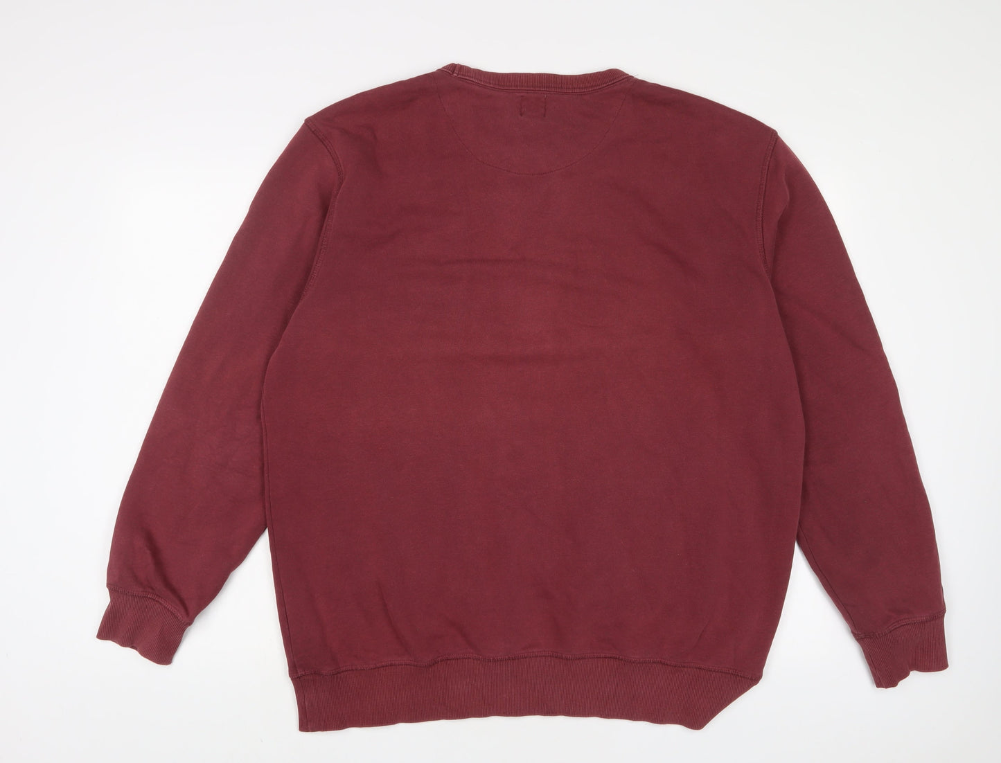 Mens UK Size L H&M Red Pullover Sweatshirt