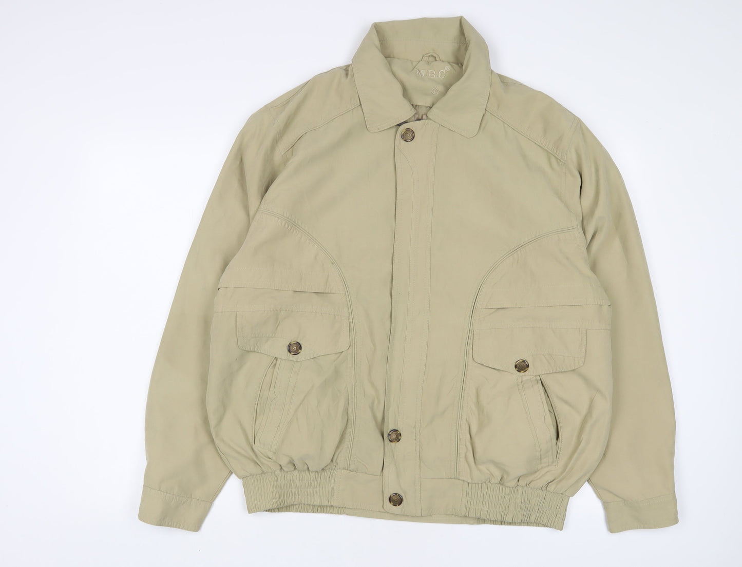Mens UK Size L M.B.C Beige Jacket