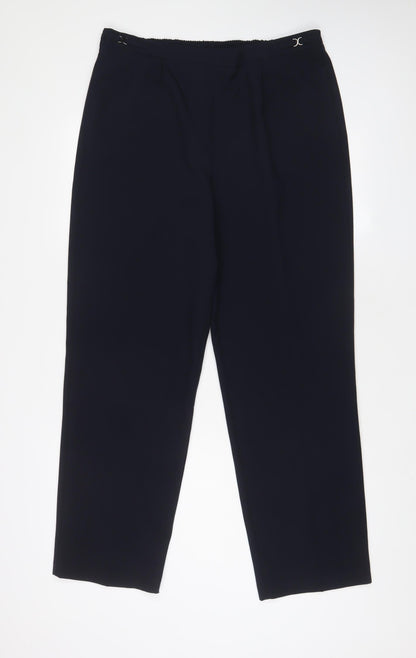 Womens UK Size 14 Bonmarché Regular Fit  Blue Trousers