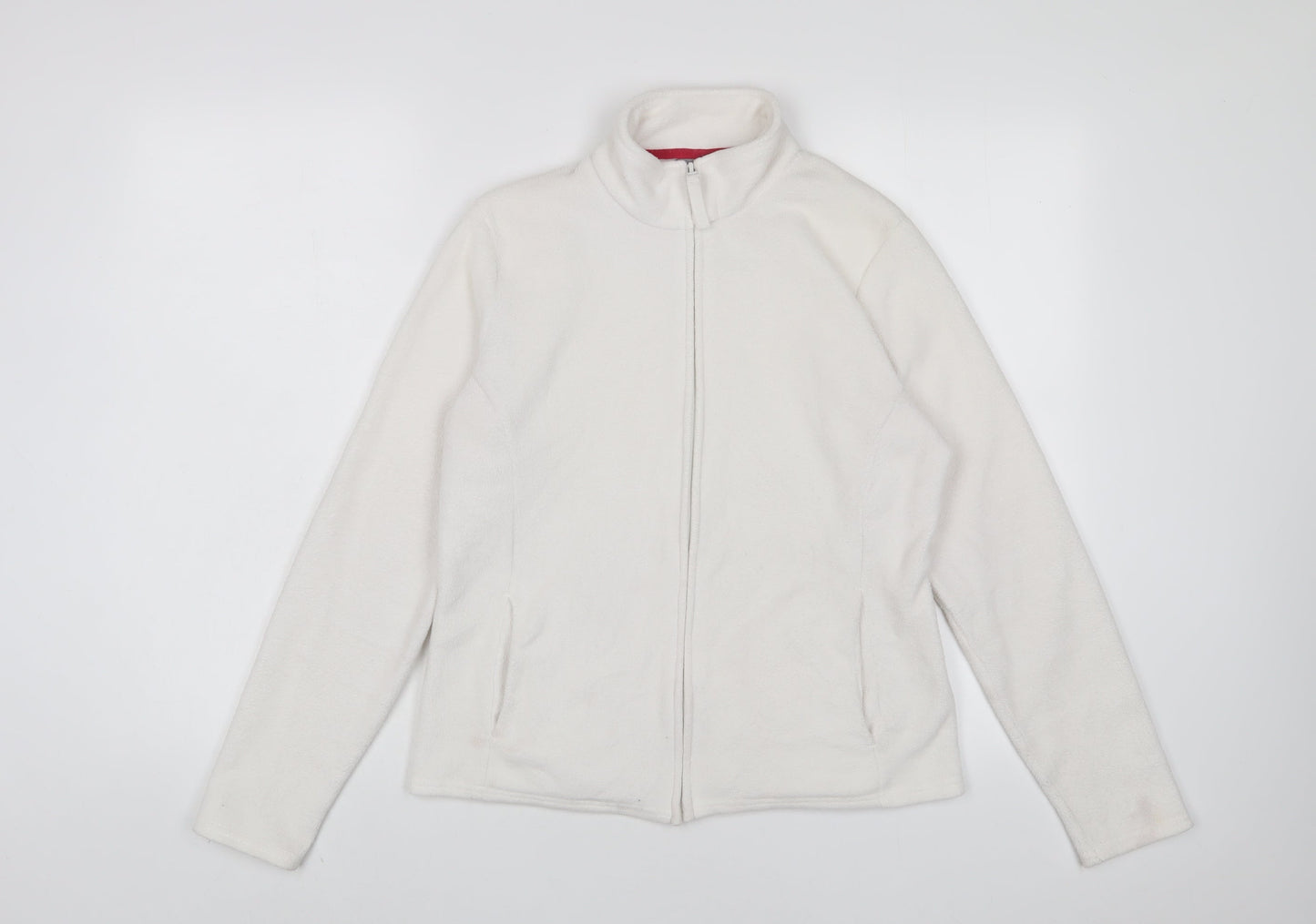 Womens UK Size 12 Marks and Spencer White Jacket