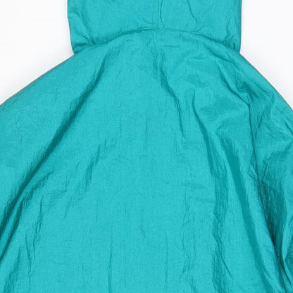 Totes Womens Blue Jacket Size L Zip - Pockets