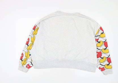 Womens UK Size XL Disney Grey Pullover Sweatshirt