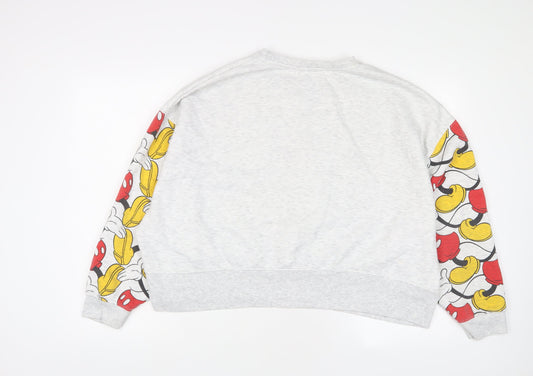 Womens UK Size XL Disney Grey Pullover Sweatshirt