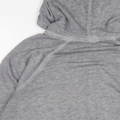 Womens UK Size L NEXT Grey Full Zip Hoodie