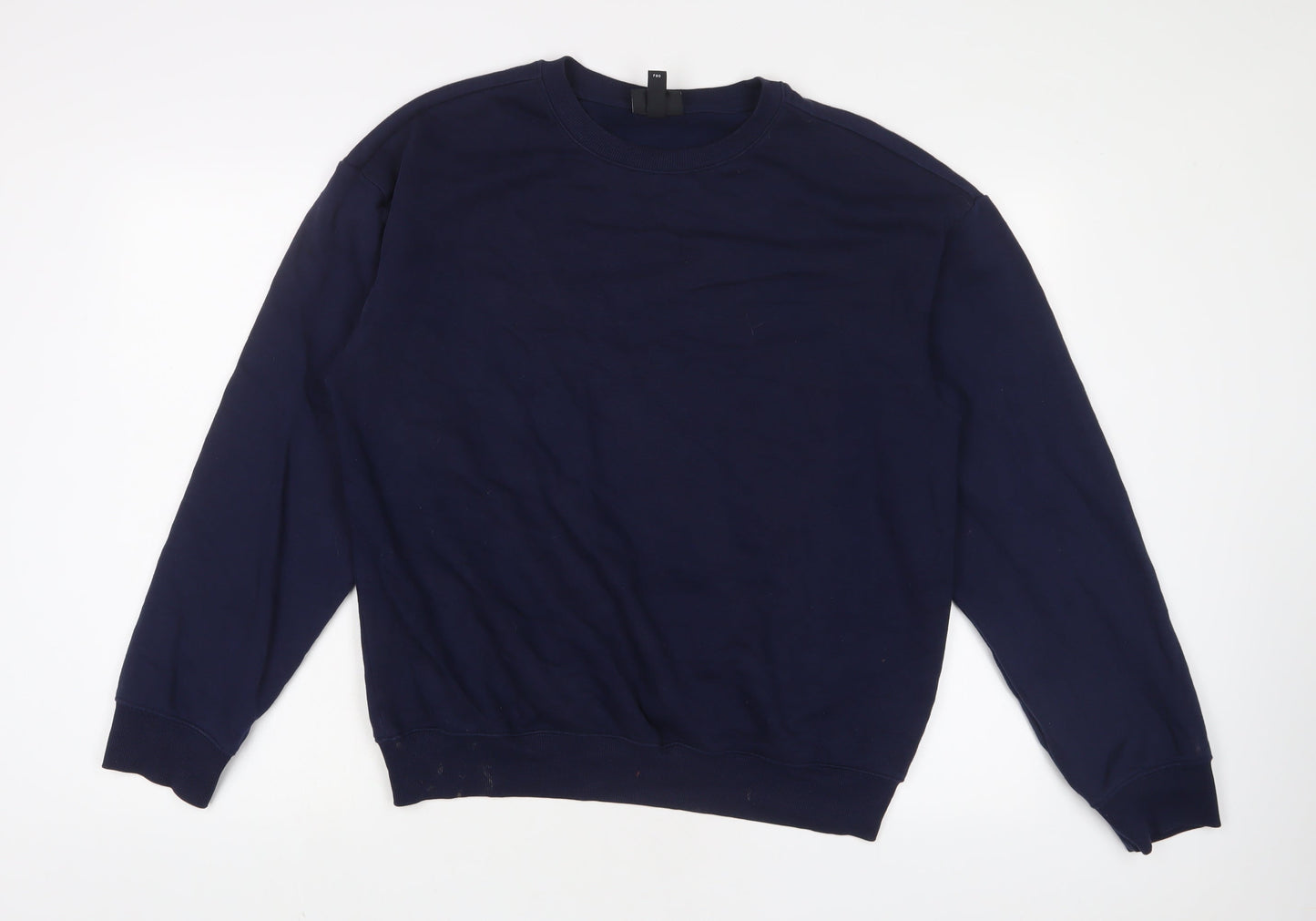 Mens UK Size S H&M Blue Pullover Sweatshirt