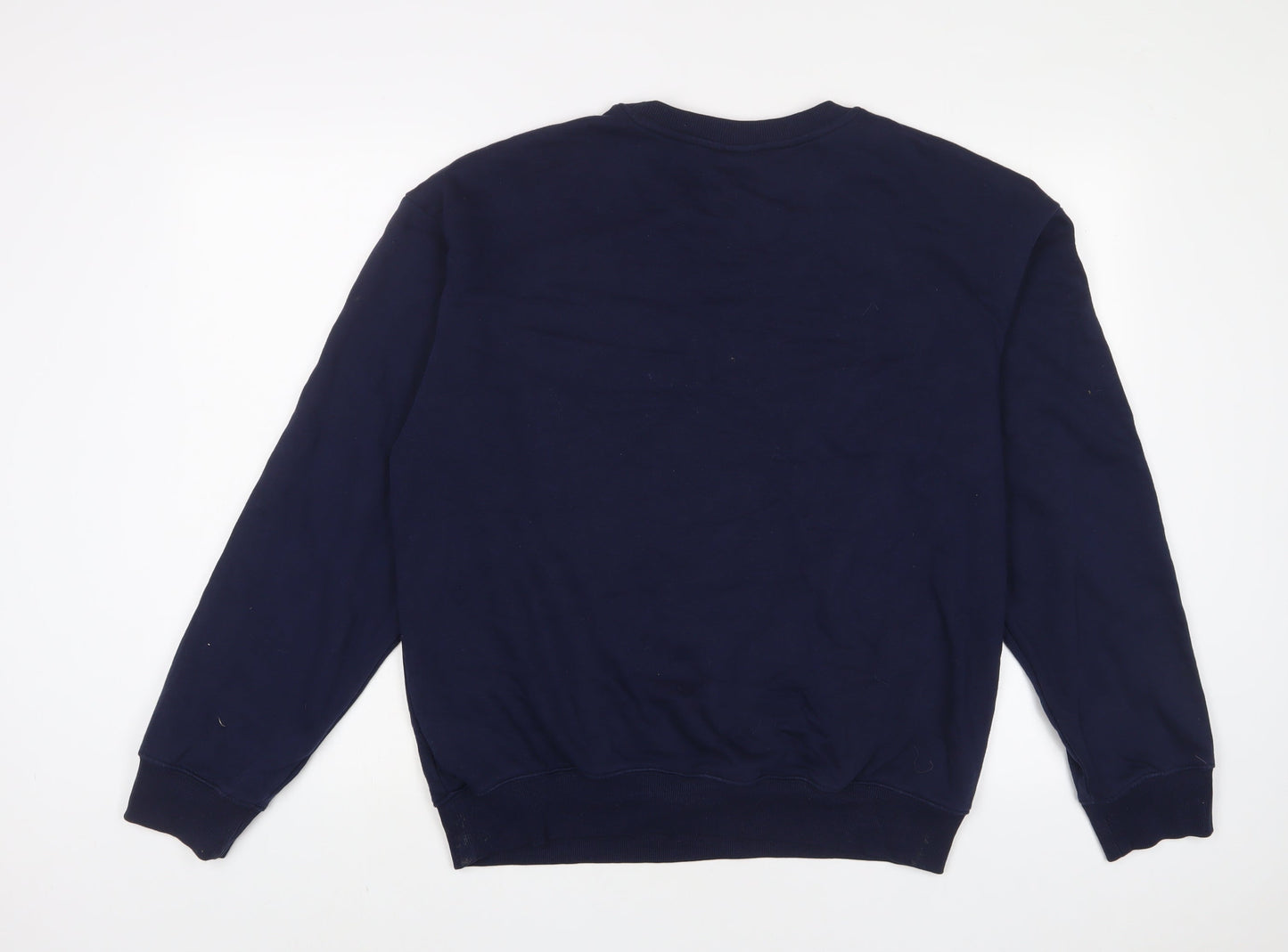 Mens UK Size S H&M Blue Pullover Sweatshirt