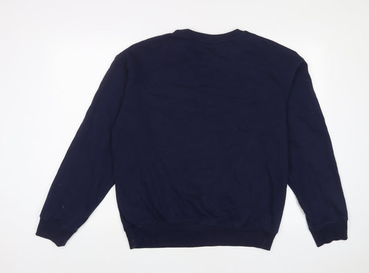 Mens UK Size S H&M Blue Pullover Sweatshirt
