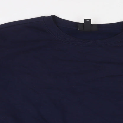 Mens UK Size S H&M Blue Pullover Sweatshirt