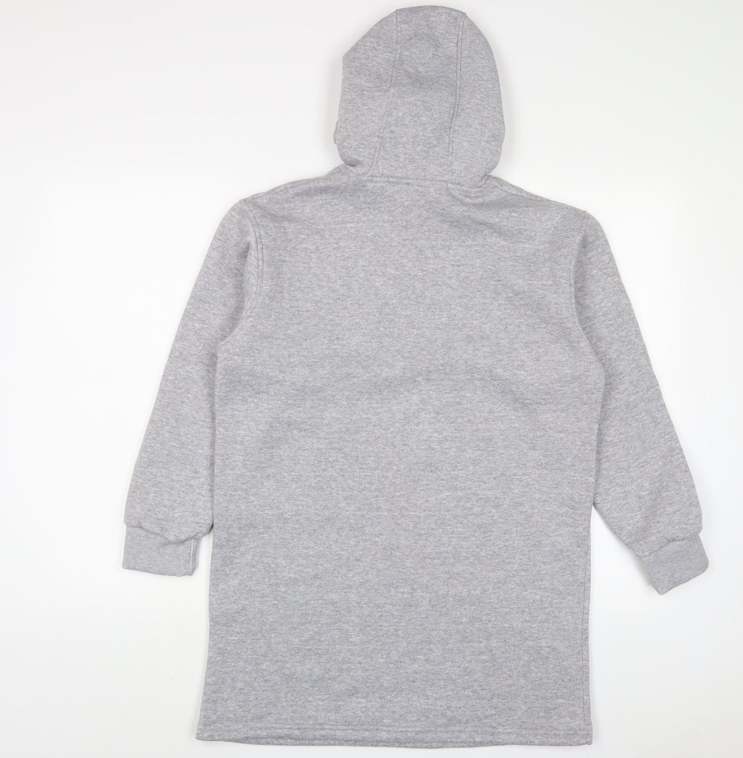B Culture Womens Grey Polyester Jumper Dress Size S Crew Neck Pullover