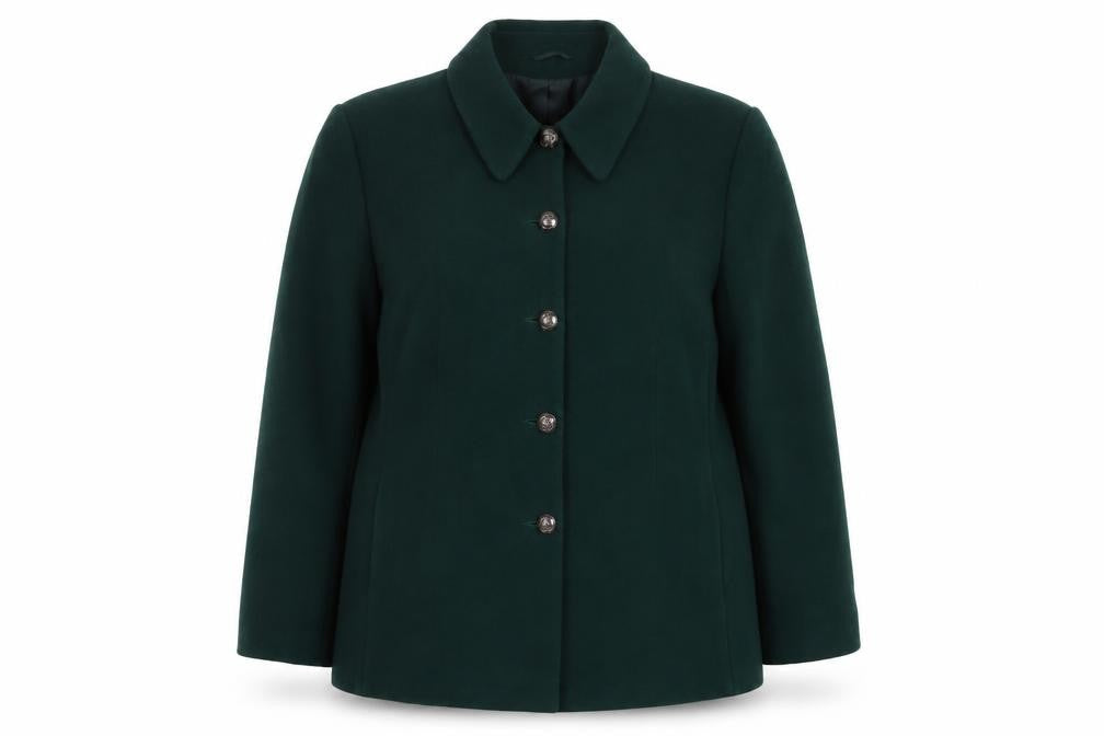 Womens UK Size 18 C&A Green Jacket