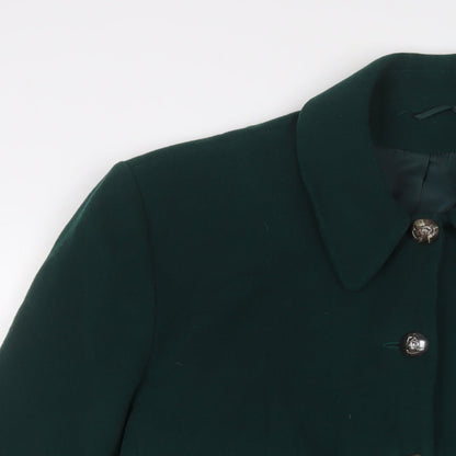 C&A Womens Green Jacket Size 18 Button