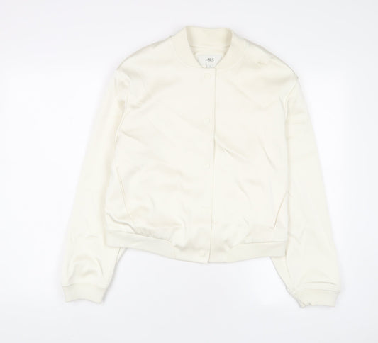 Womens UK Size 12 Marks and Spencer Ivory Jacket