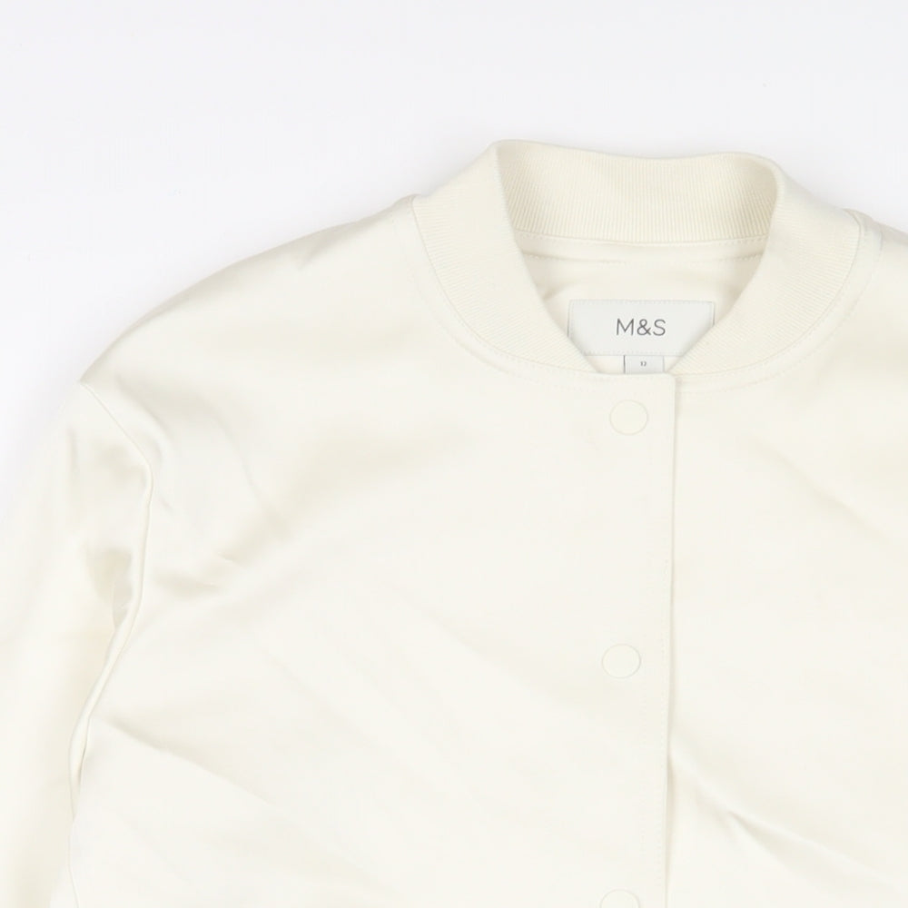 Womens UK Size 12 Marks and Spencer Ivory Jacket