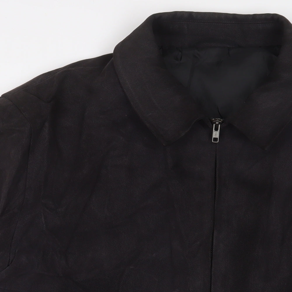 Armando Mens Brown Jacket Size L Zip