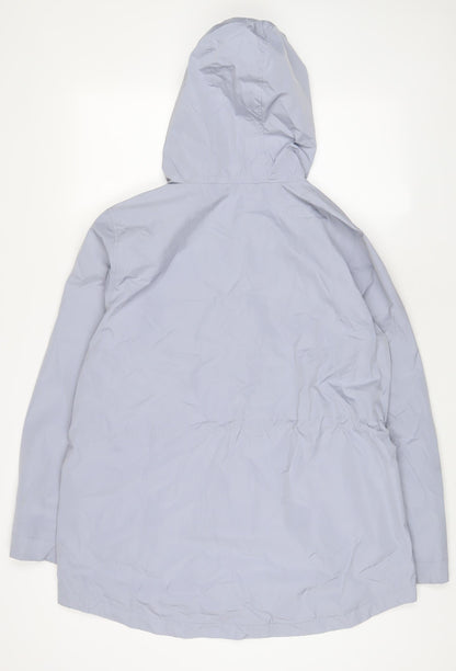 Marks and Spencer Womens Blue Jacket Size 12 Zip
