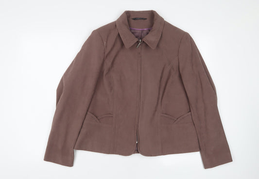 Womens UK Size 16 Bonmarché Brown Jacket