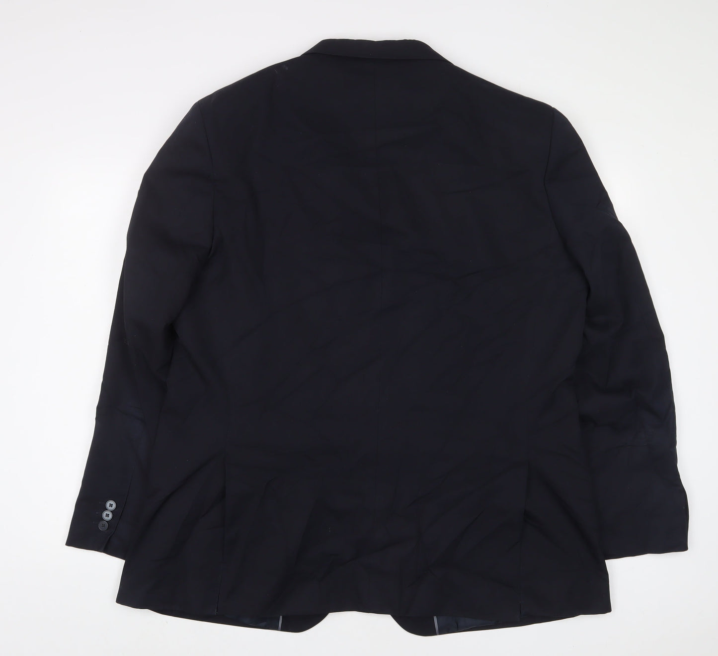 Mens UK Size 46 Marks and Spencer Regular Blue Suit Jacket