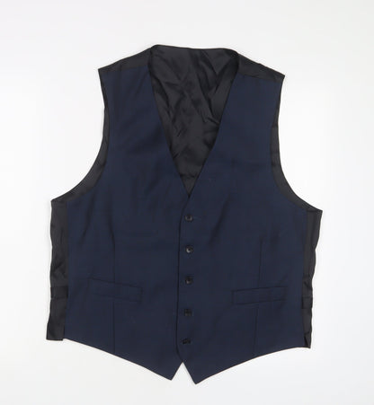 Mens UK Size 42 Marks and Spencer Regular Blue Suit Jacket