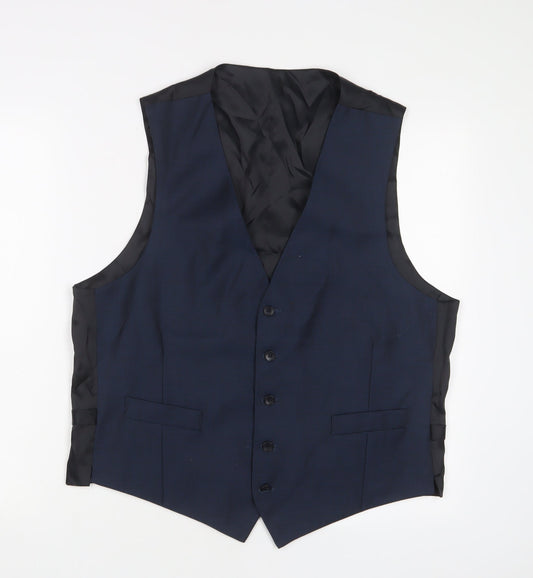 Mens UK Size 42 Marks and Spencer Regular Blue Suit Jacket