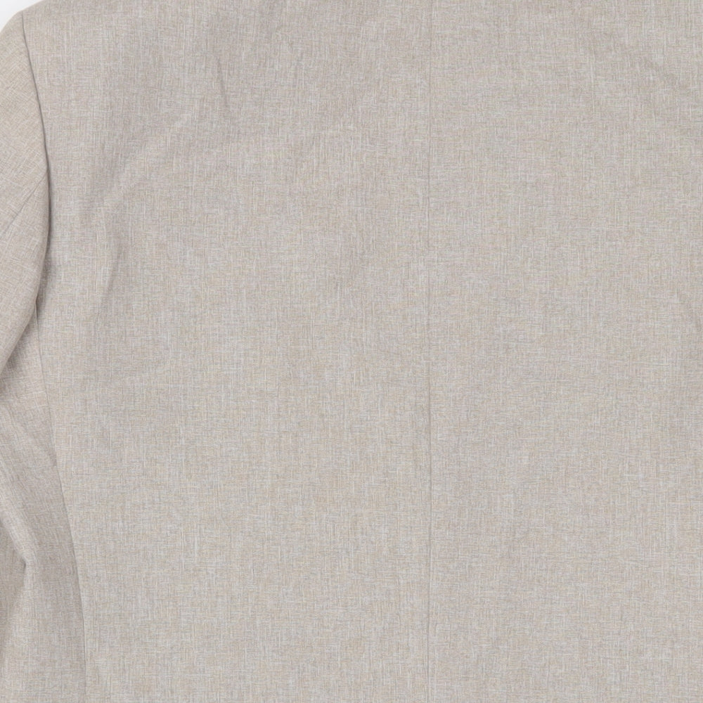 Mens UK Size 36 C&A Regular Beige Suit Jacket