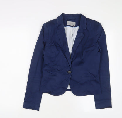 Womens UK Size 10 H&M Blue Jacket