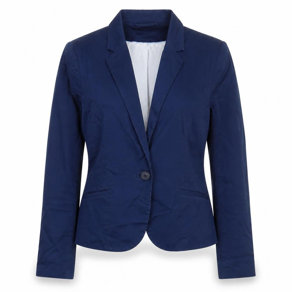Womens UK Size 10 H&M Blue Jacket