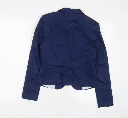Womens UK Size 10 H&M Blue Jacket
