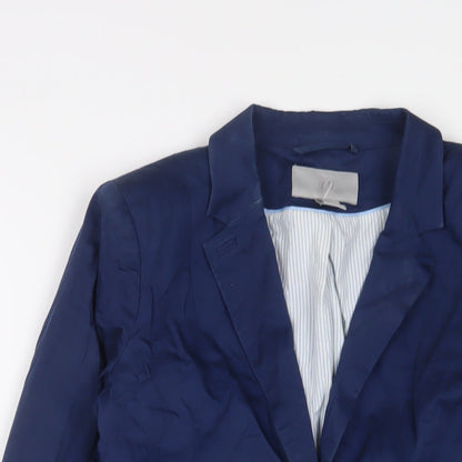 Womens UK Size 10 H&M Blue Jacket