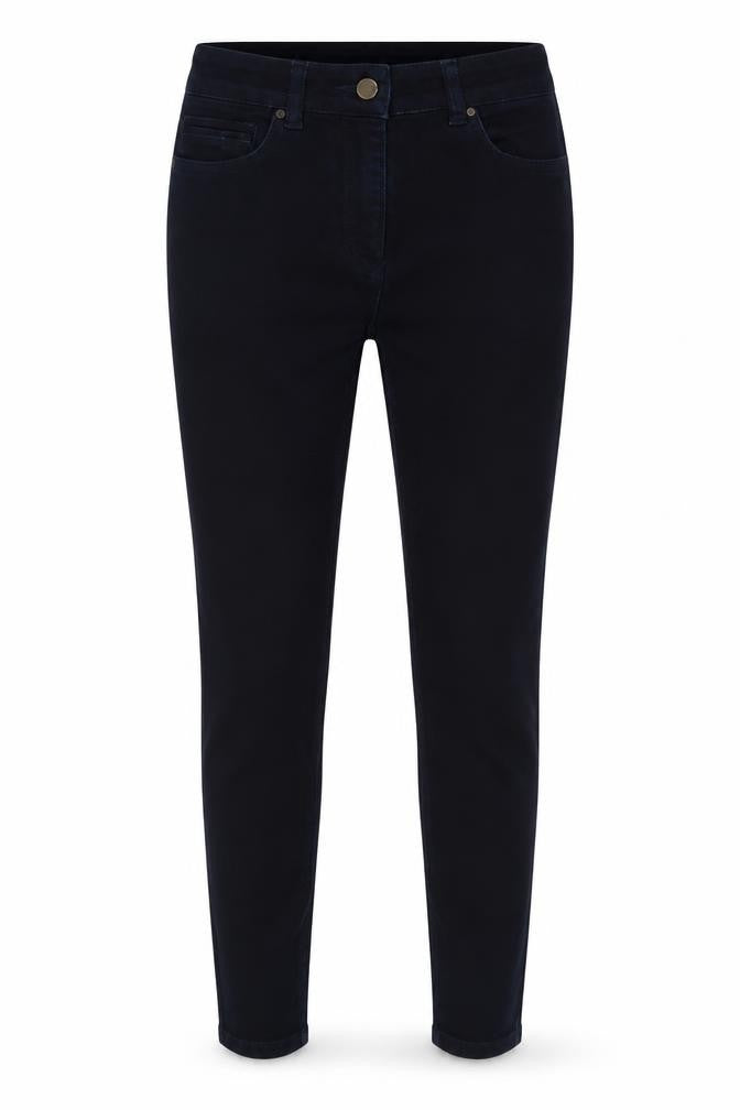 Coast Womens Blue Cotton Tapered Jeans Size 8 L29 in Regular Button