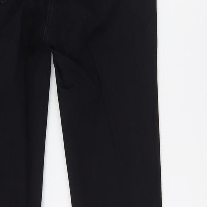Coast Womens Blue Cotton Tapered Jeans Size 8 L29 in Regular Button