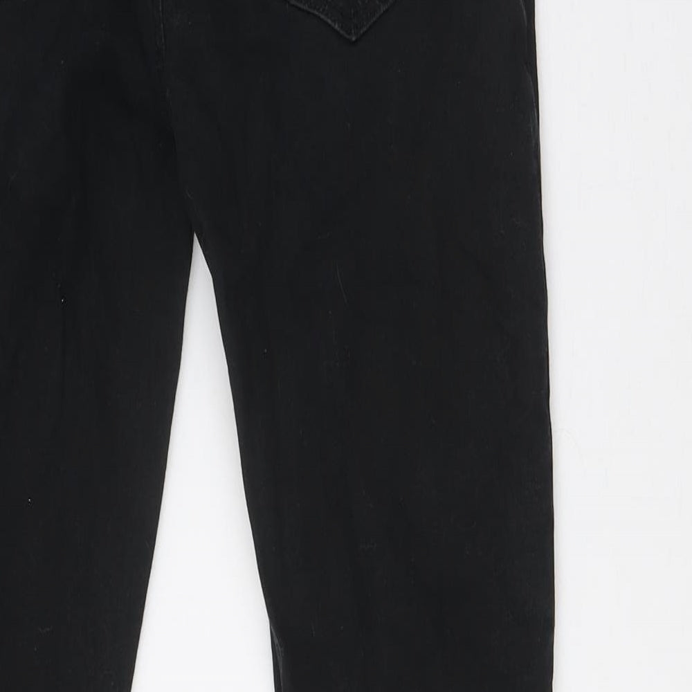 Mens UK Size 30 in River Island Regular Fit Skinny Black Jeans