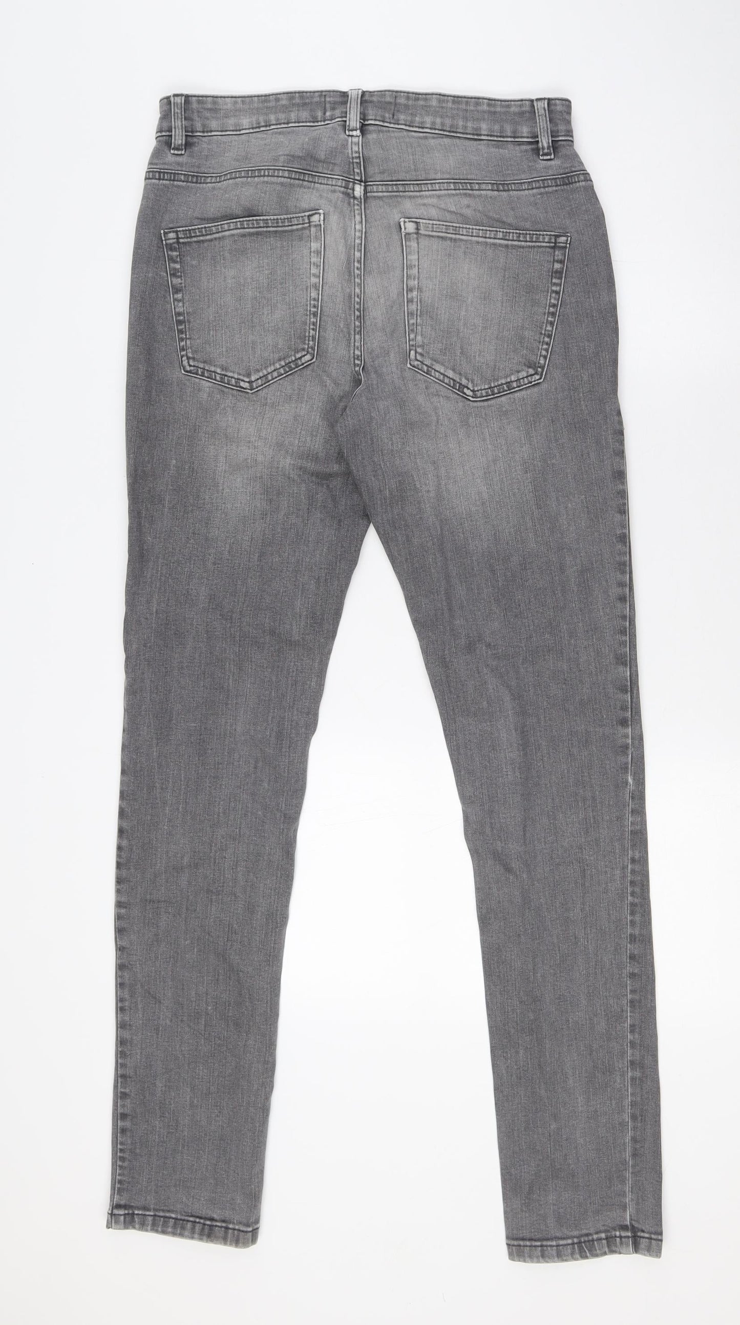Mens UK Size 30 in NEXT Regular Fit Skinny Green Jeans