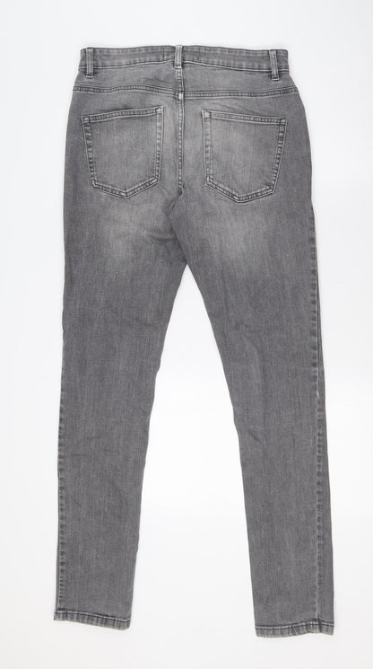 Mens UK Size 30 in NEXT Regular Fit Skinny Green Jeans