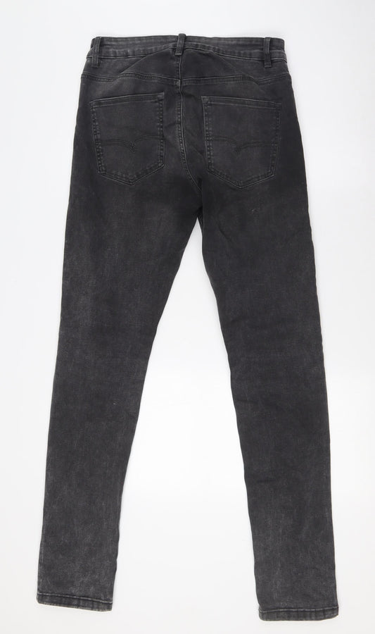 Mens UK Size 30 in NEXT Regular Fit Skinny Grey Jeans