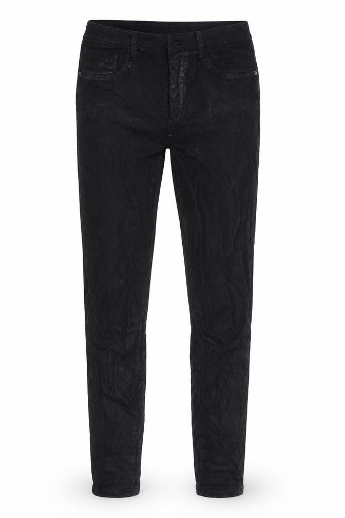 Womens UK Size 10 Denim & Co. Regular Fit Tapered Black Jeans