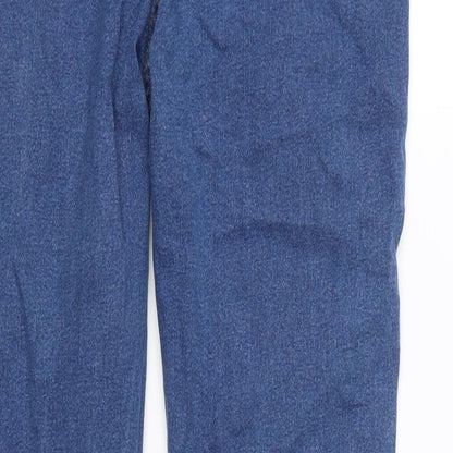 Womens UK Size 14 Marks and Spencer Regular Fit Straight Blue Jeans