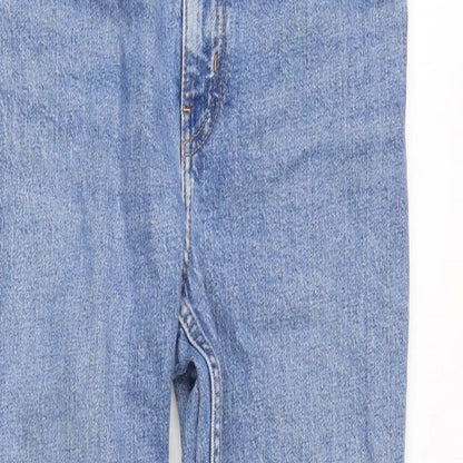 Case Womens Blue Cotton Blend Straight Jeans Size 29 in L28 in Regular Zip
