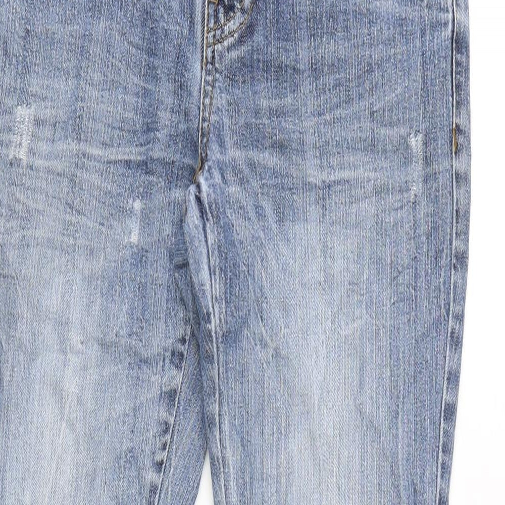 Womens UK Size 6 Love Label Regular Fit Tapered Blue Jeans
