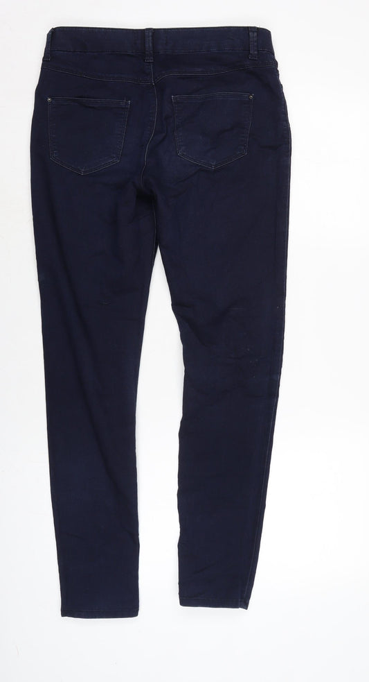 Womens UK Size 10 Marks and Spencer Regular Fit Straight Blue Jeans