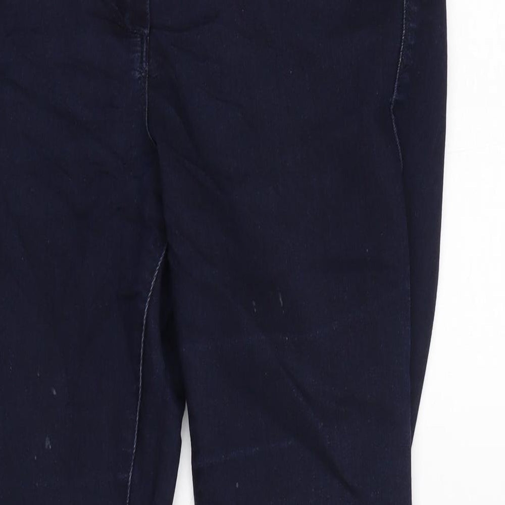 Womens UK Size 10 Marks and Spencer Regular Fit Straight Blue Jeans