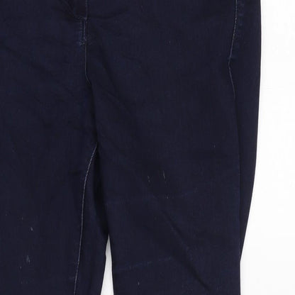 Womens UK Size 10 Marks and Spencer Regular Fit Straight Blue Jeans