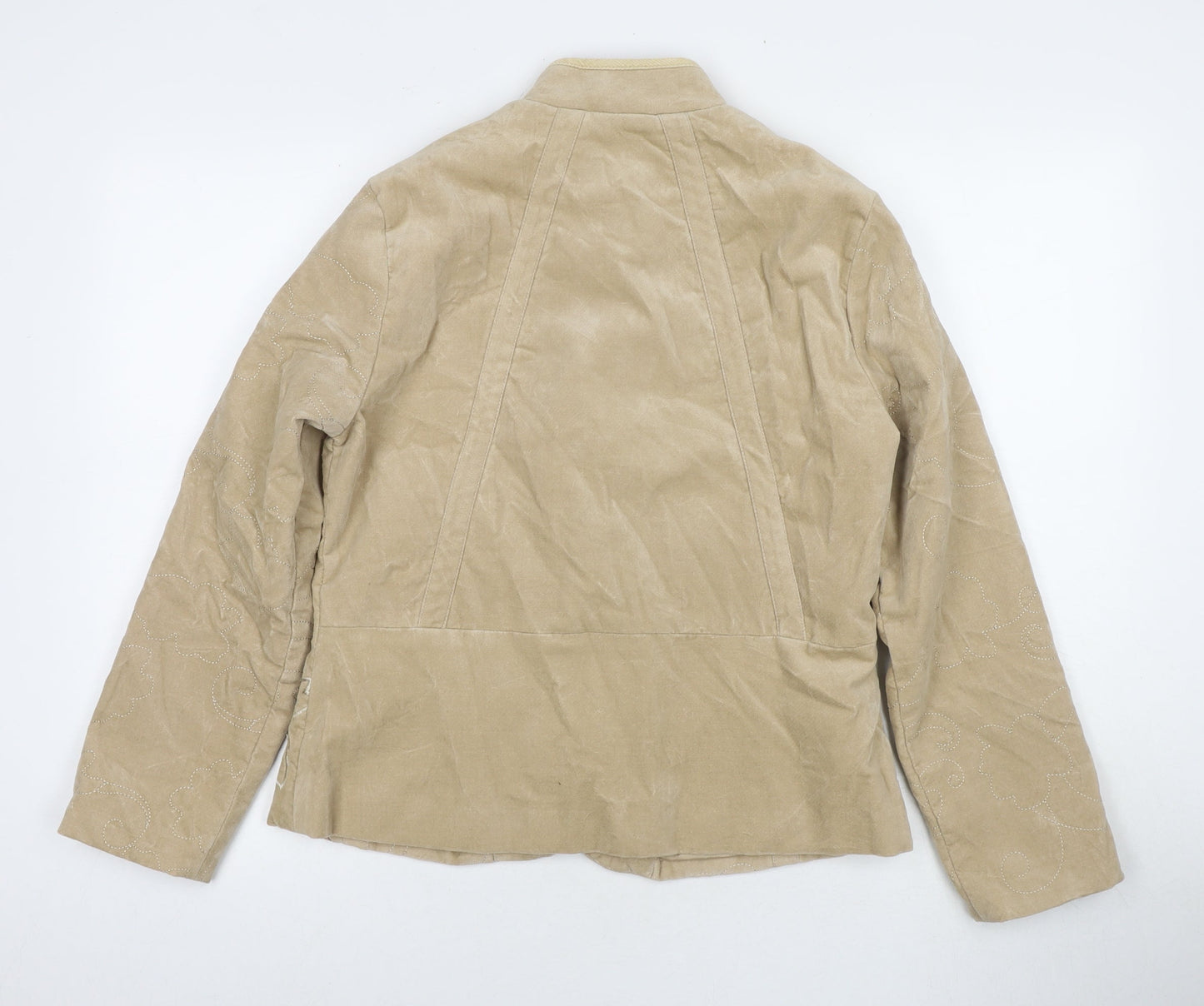 Principles Womens Brown Jacket Size 14 Button