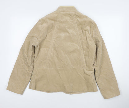 Principles Womens Brown Jacket Size 14 Button