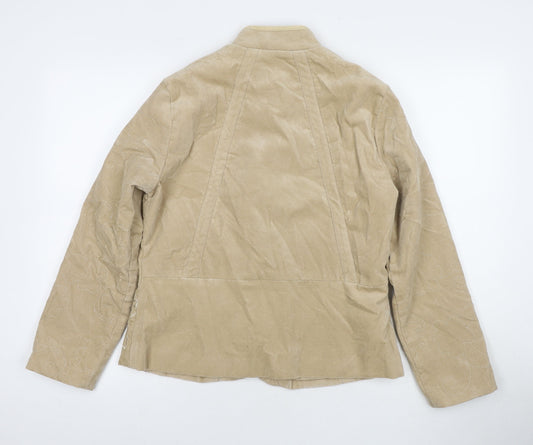 Principles Womens Brown Jacket Size 14 Button