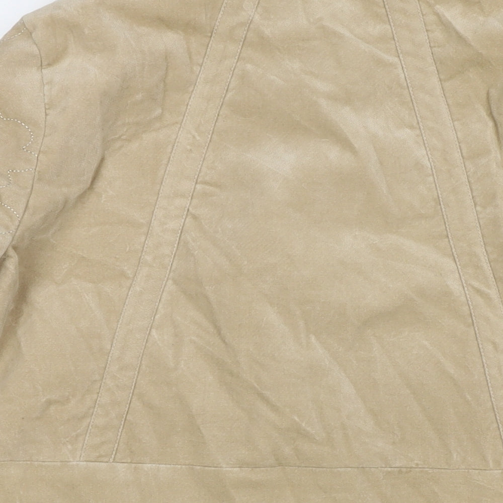 Principles Womens Brown Jacket Size 14 Button