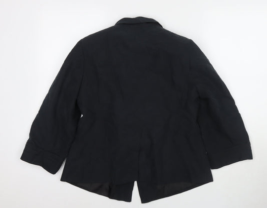 Womens UK Size 14 Dorothy Perkins Black Jacket