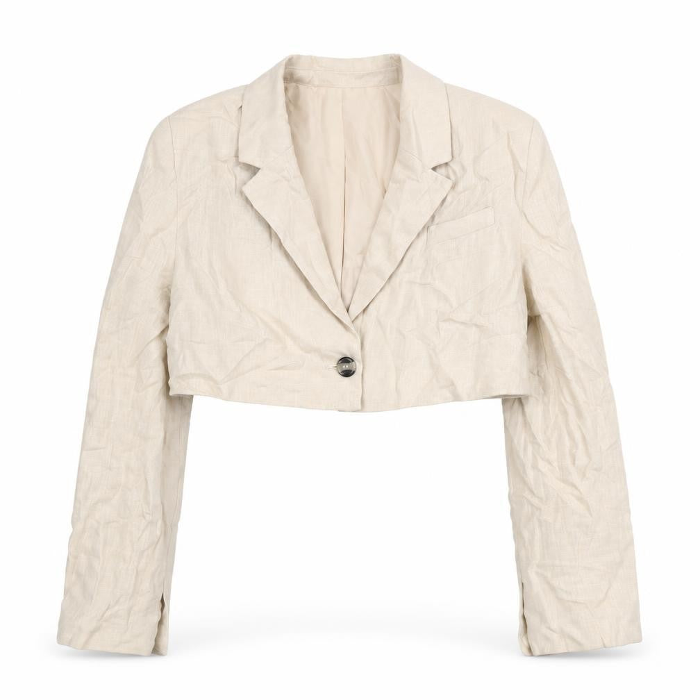 Womens UK Size XS H&M Beige Jacket