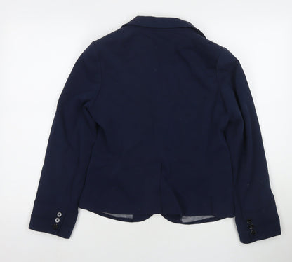 Gap Womens Blue Jacket Blazer Size 6 Button