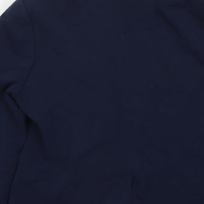 Gap Womens Blue Jacket Blazer Size 6 Button