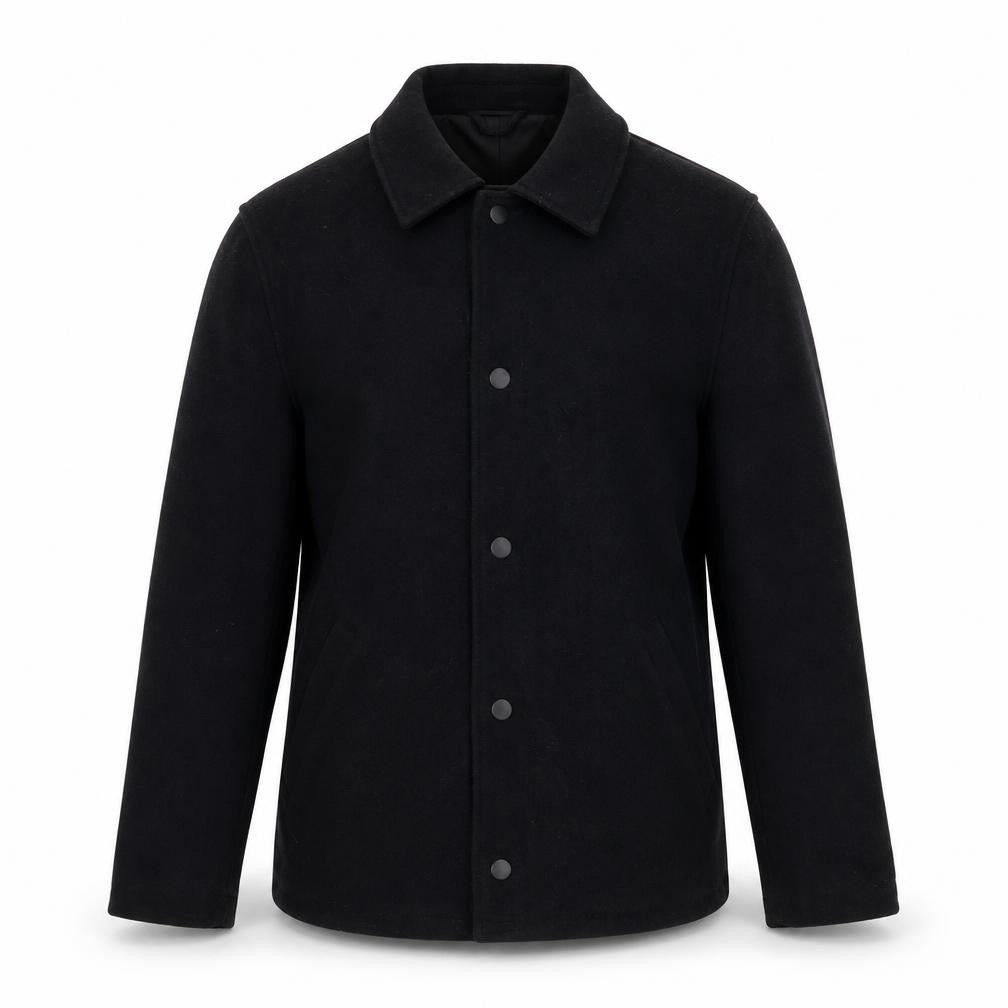 Mens UK Size S H&M Black Overcoat